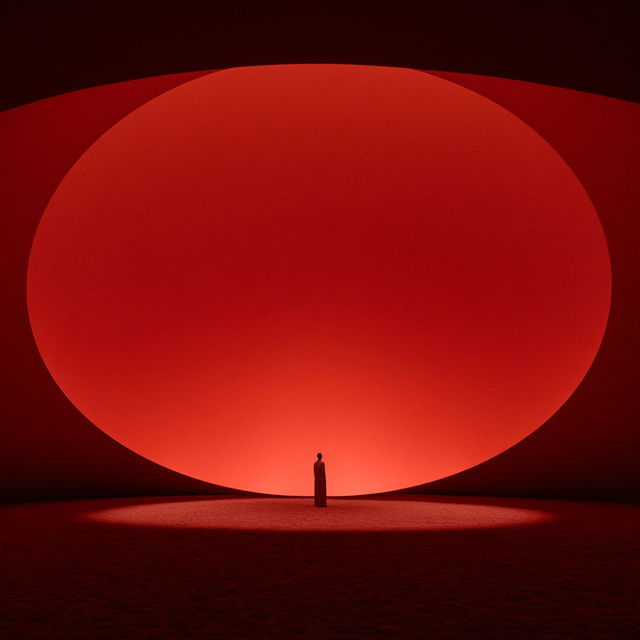 James Turrell style, Midjourney V8.2, render 2 of 4
