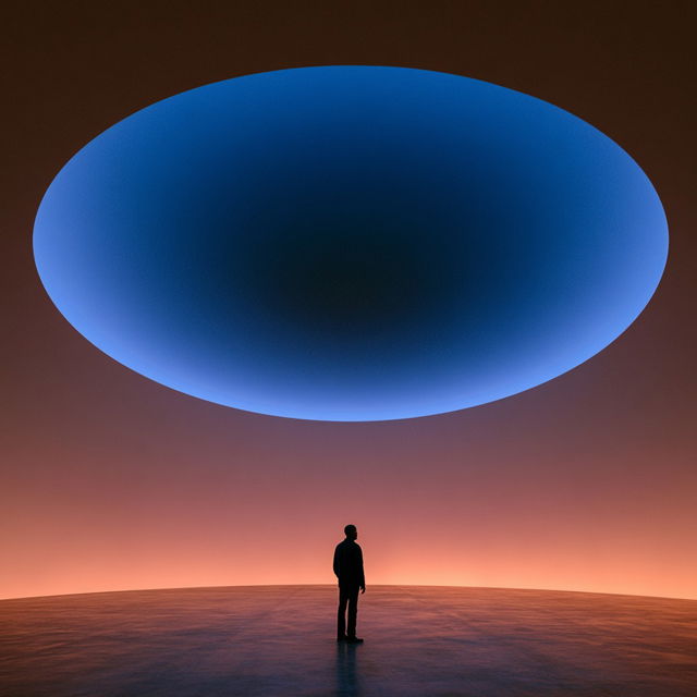 James Turrell style, Midjourney V8.2, render 3 of 4