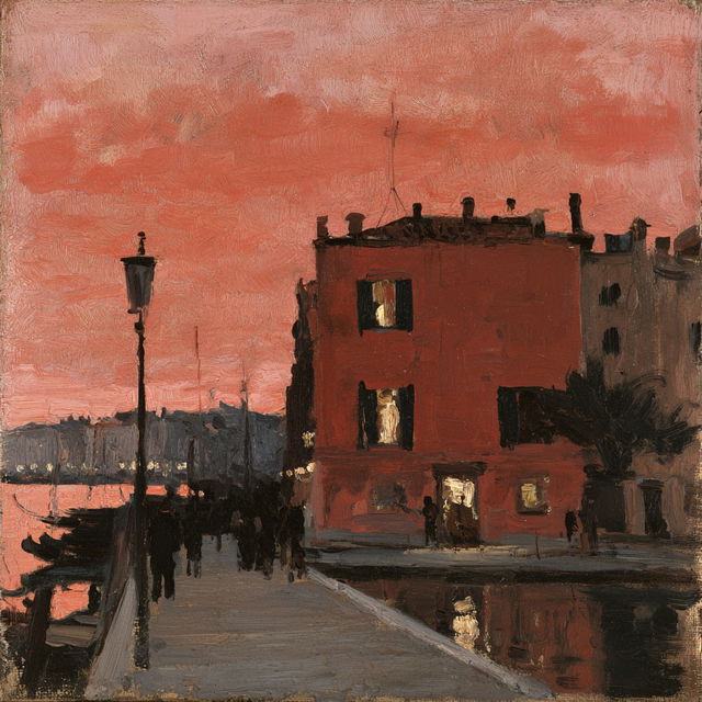 James Wilson Morrice style, Midjourney V8.2, render 2 of 4