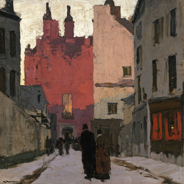 James Wilson Morrice style, Midjourney V8.2, render 3 of 4