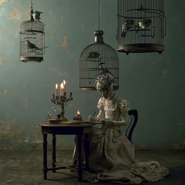 Jamie Baldridge style, Midjourney V8.2, render 1 of 4