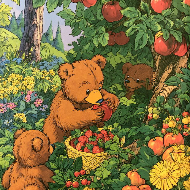 Jan Berenstain style, Midjourney V8.2, render 1 of 4