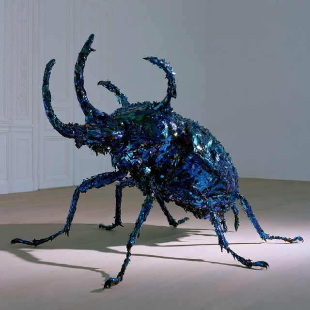 Jan Fabre style, Midjourney V8.2, render 1 of 4