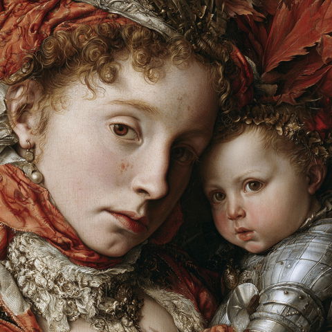 Jan Gossaert style (Painters), Midjourney V8.2