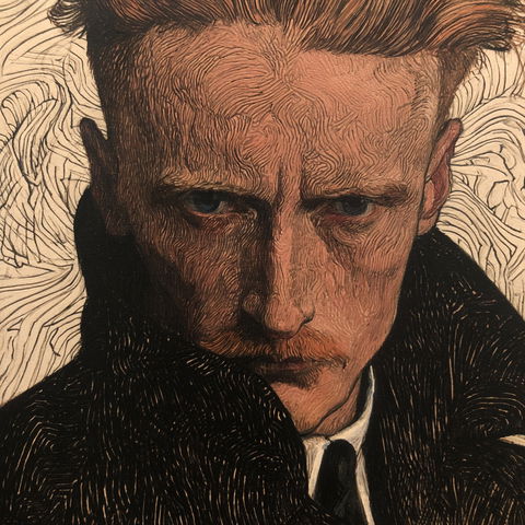 Jan Toorop style (Painters), Midjourney V8.2
