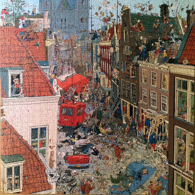 Jan van Haasteren style, Midjourney V8.2, render 3 of 4