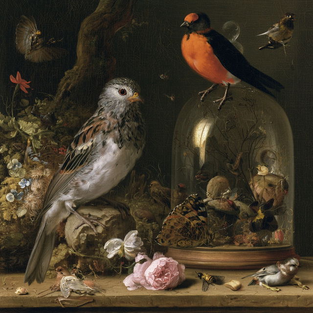 Jan van Kessel the Elder style, Midjourney V8.2, render 2 of 4