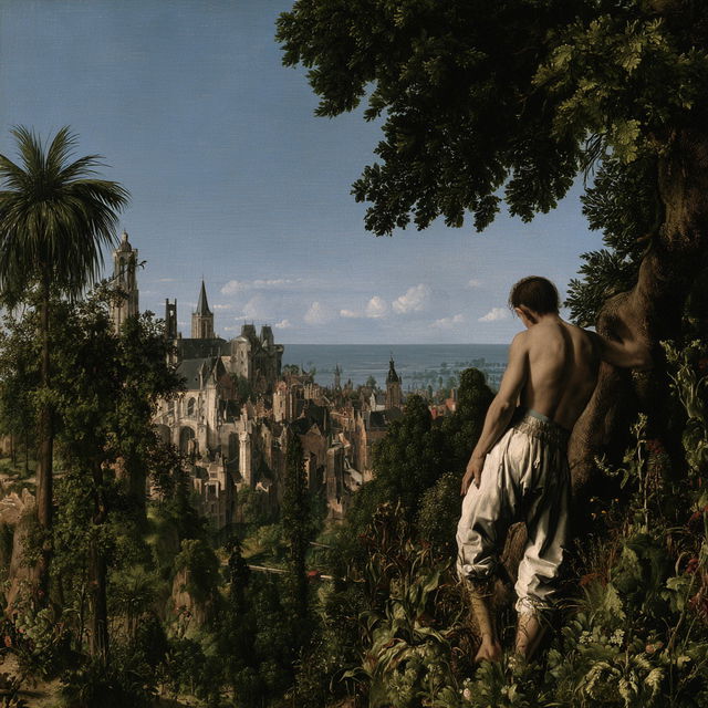 Jan van Scorel style, Midjourney V8.2, render 1 of 4