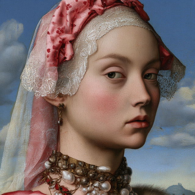 Jan van Scorel style, Midjourney V8.2, render 3 of 4