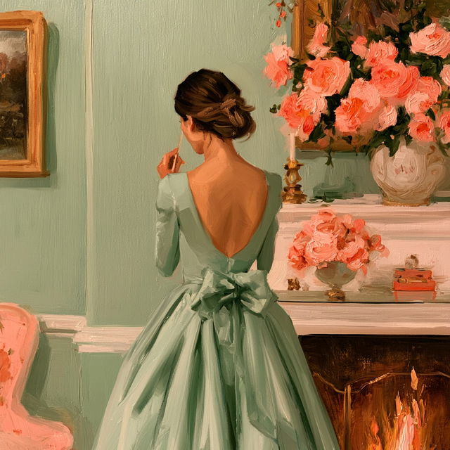 Janet Hill style, Midjourney V8.2, render 1 of 4
