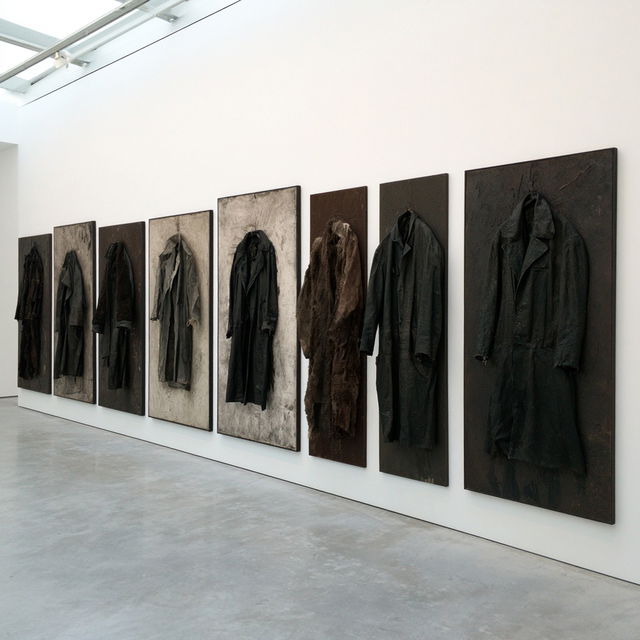 Jannis Kounellis style, Midjourney V8.2, render 4 of 4