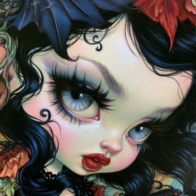 Jasmine Becket-Griffith style, Midjourney V8.2, render 4 of 4