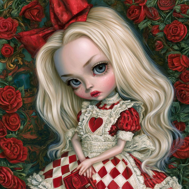 Jasmine Becket-Griffith style, Midjourney V8.2, render 3 of 4