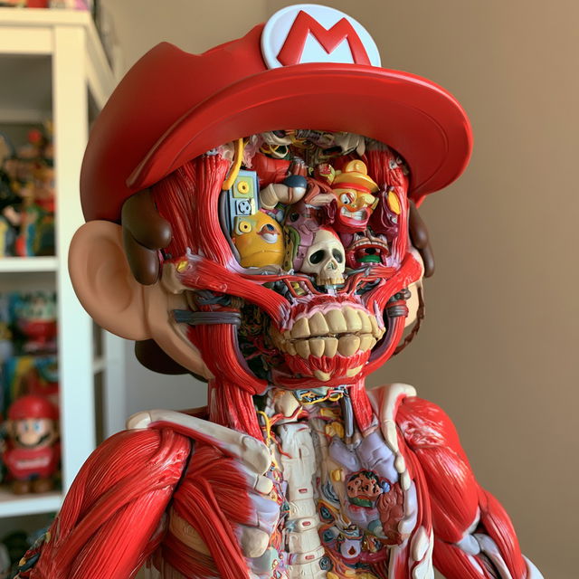 Jason Freeny style, Midjourney V8.2, render 2 of 4