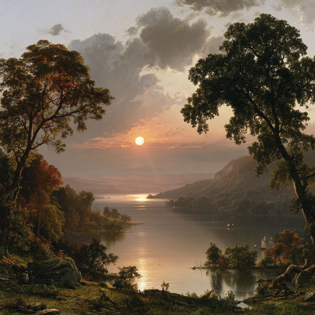 Jasper Francis Cropsey style, Midjourney V8.2, render 2 of 4