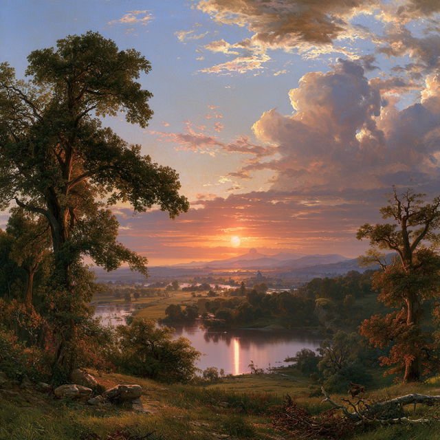 Jasper Francis Cropsey style, Midjourney V8.2, render 4 of 4