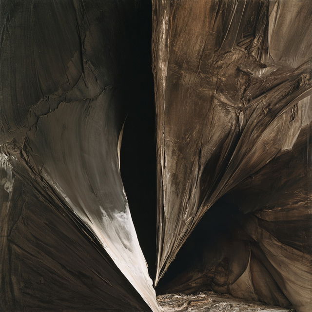 Jay DeFeo style, Midjourney V8.2, render 3 of 4