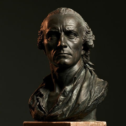Jean-Antoine Houdon style (Sculptors), Midjourney V8.2