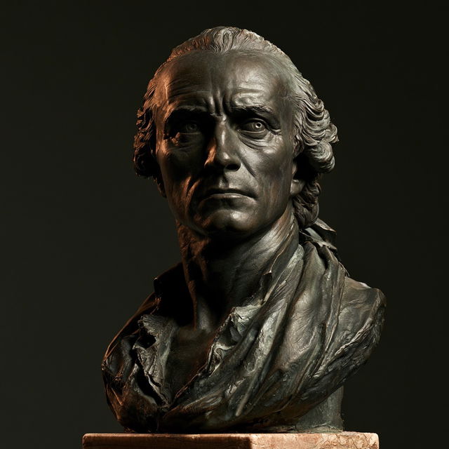 Jean-Antoine Houdon style, Midjourney V8.2, render 1 of 4