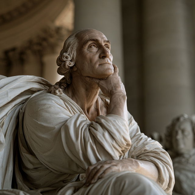 Jean-Antoine Houdon style, Midjourney V8.2, render 4 of 4