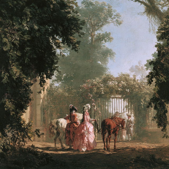 Jean-Antoine Watteau style, Midjourney V8.2, render 4 of 4