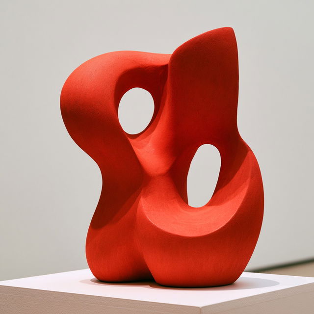 Jean Arp style, Midjourney V8.2, render 2 of 4