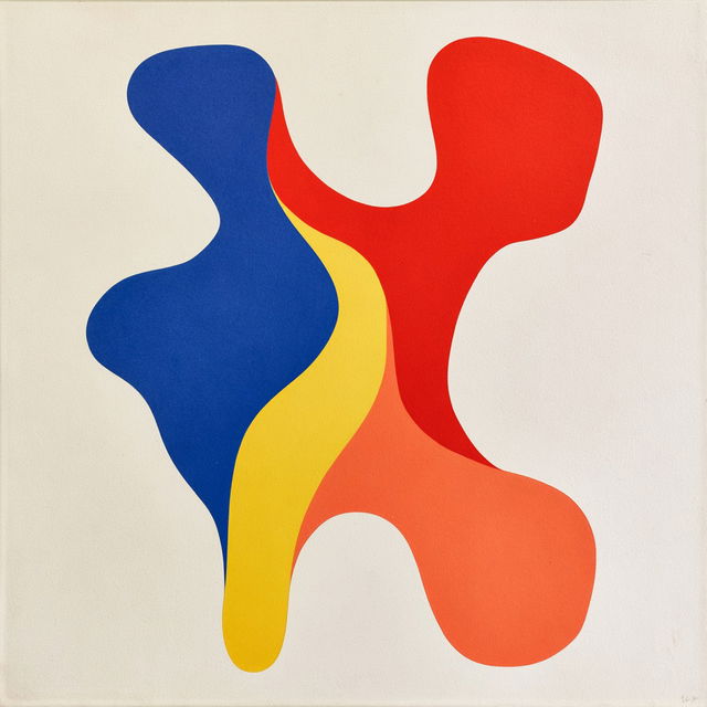 Jean Arp style, Midjourney V8.2, render 4 of 4