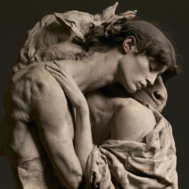 Jean-Baptiste Carpeaux style, Midjourney V8.2, render 3 of 4