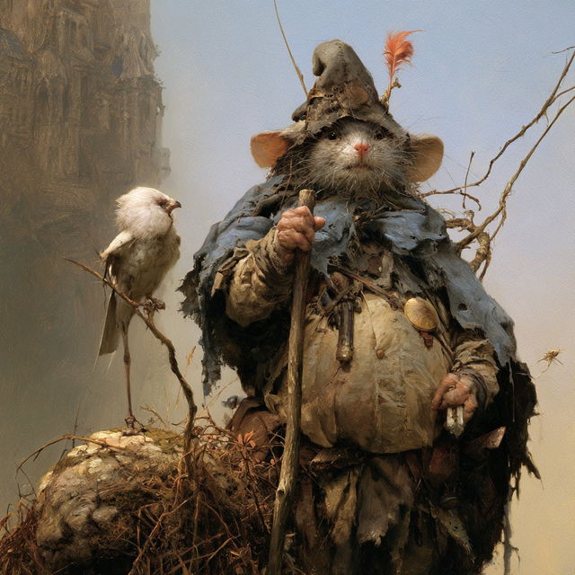 Jean-Baptiste Monge style, Midjourney V8.2, render 4 of 4