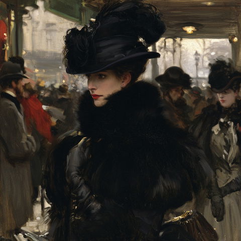 Jean Beraud style (Painters), Midjourney V8.2