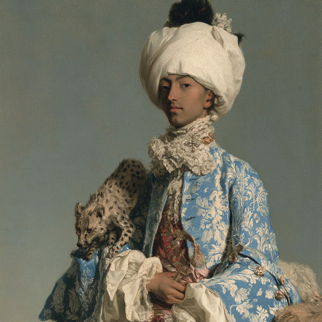 Jean-Etienne Liotard style, Midjourney V8.2, render 3 of 4