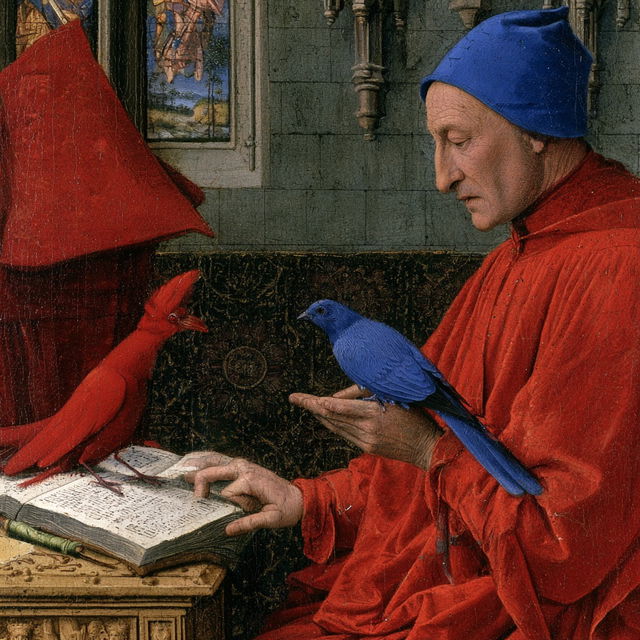 Jean Fouquet style, Midjourney V8.2, render 1 of 4
