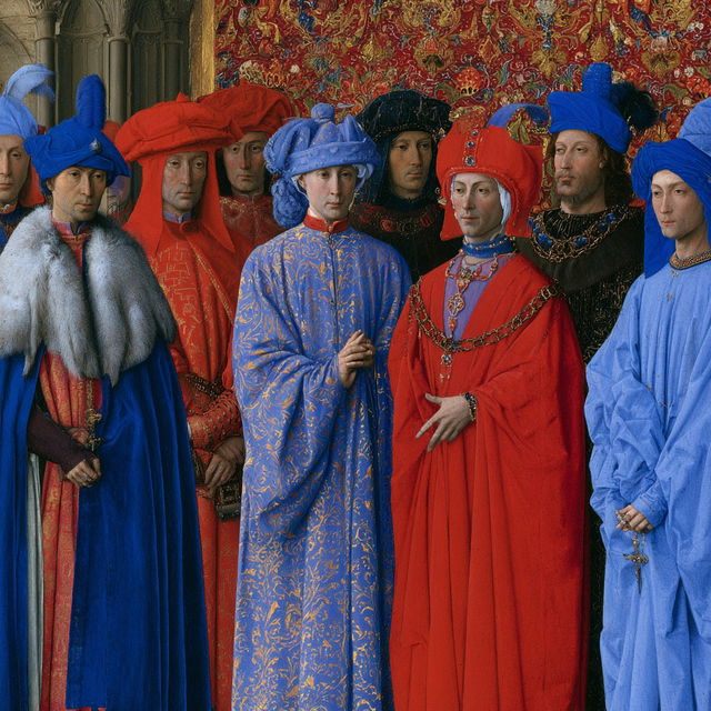 Jean Fouquet style, Midjourney V8.2, render 4 of 4