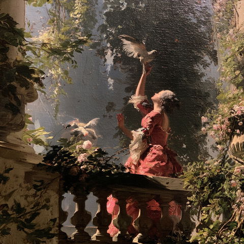 Jean-Honore Fragonard style (Painters), Midjourney V8.2