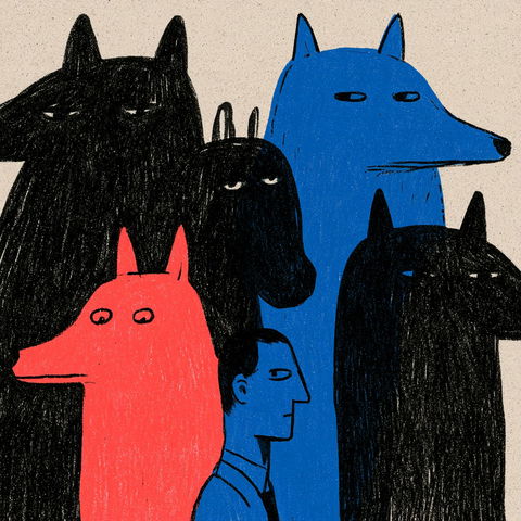 Jean Jullien style (Designers), Midjourney V8.2