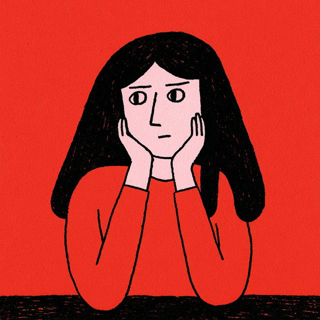 Jean Jullien style, Midjourney V8.2, render 4 of 4