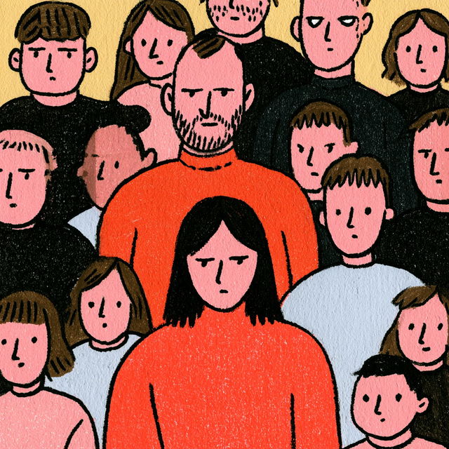 Jean Jullien style, Midjourney V8.2, render 3 of 4