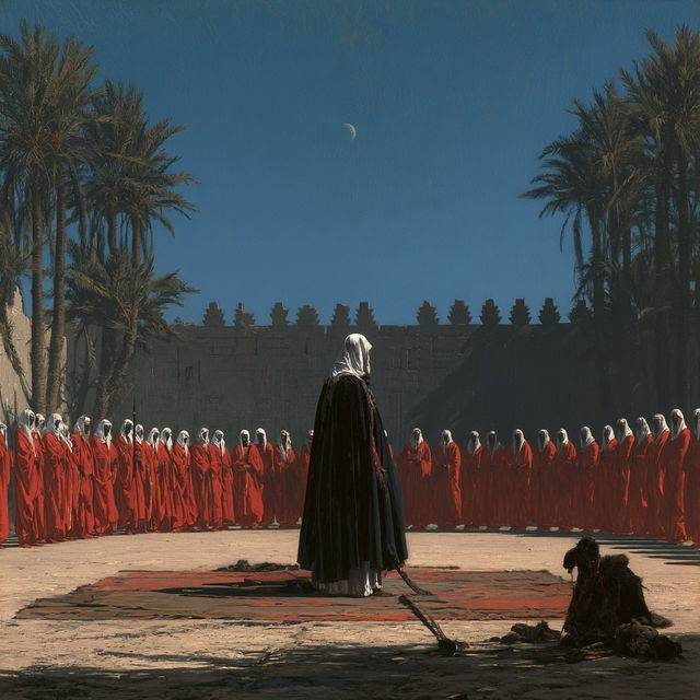 Jean-Leon Gerome style, Midjourney V8.2, render 2 of 4