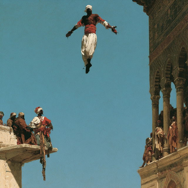 Jean-Leon Gerome style, Midjourney V8.2, render 4 of 4