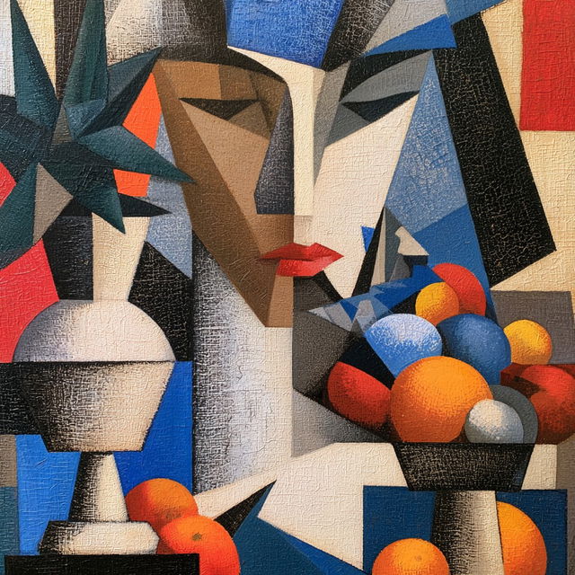 Jean Metzinger style, Midjourney V8.2, render 3 of 4