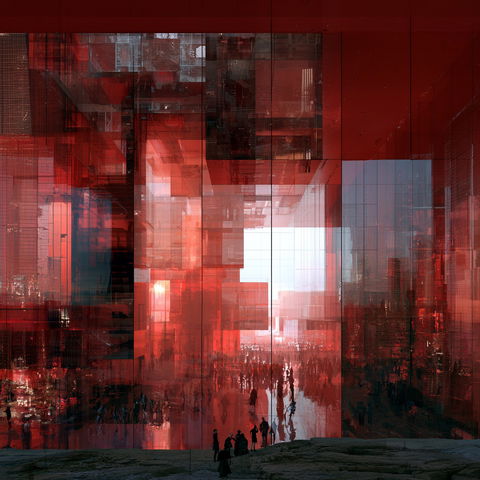 Jean Nouvel style (Architects), Midjourney V8.2