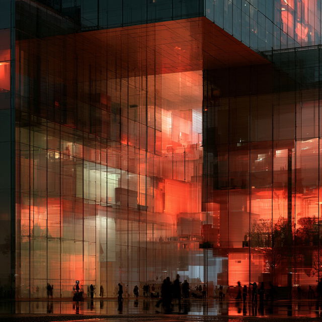 Jean Nouvel style, Midjourney V8.2, render 3 of 4