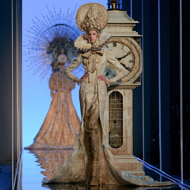 Jean Paul Gaultier style, Midjourney V8.2, render 2 of 4
