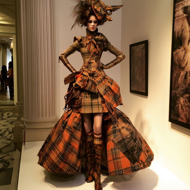 Jean Paul Gaultier style, Midjourney V8.2, render 4 of 4