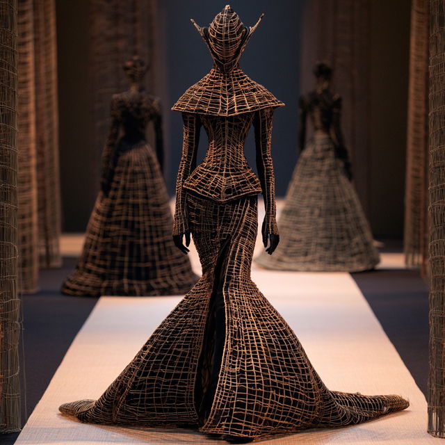 Jean Paul Gaultier style, Midjourney V8.2, render 3 of 4