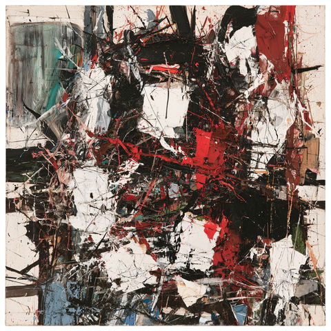 Jean-Paul Riopelle style (Painters), Midjourney V8.2