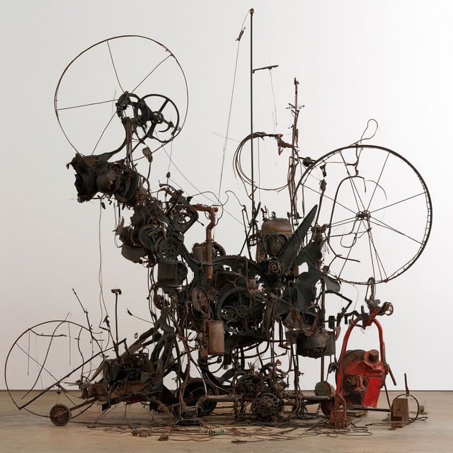 Jean Tinguely style, Midjourney V8.2, render 2 of 4