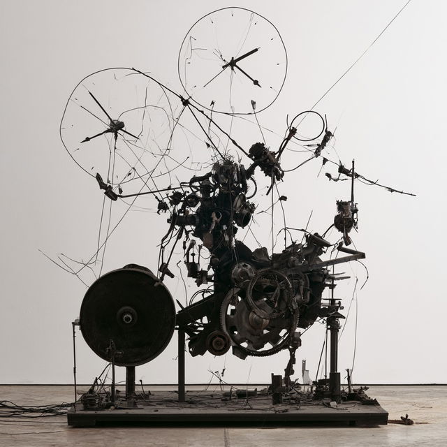Jean Tinguely style, Midjourney V8.2, render 3 of 4