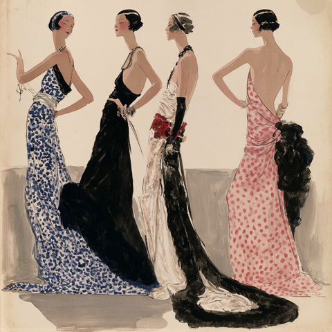 Jeanne Lanvin style (Fashion designers), Midjourney V8.2