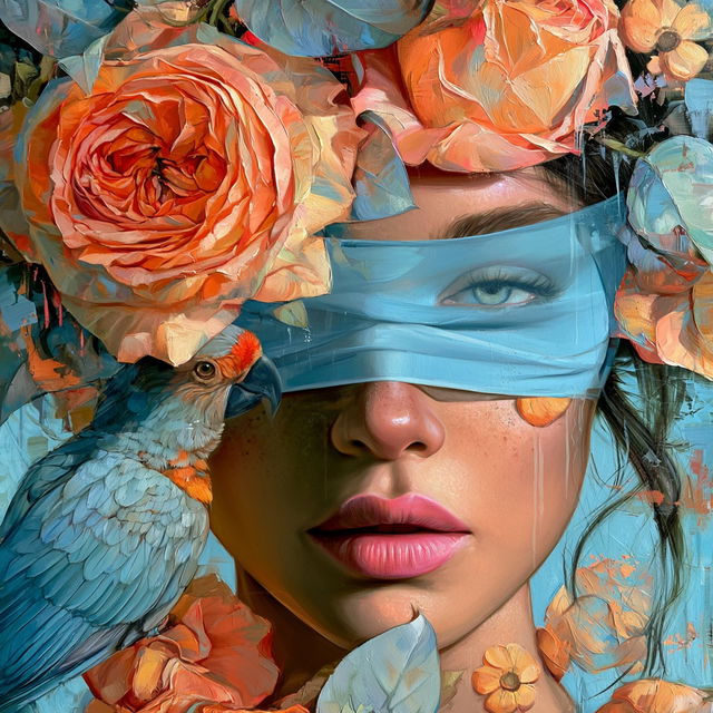 Jeannette Guichard-Bunel style, Midjourney V8.2, render 2 of 4